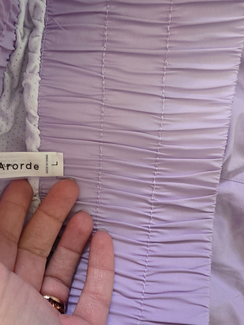 Turn A A Vorde Lavender Athletic Shorts - Picture 3 of 5